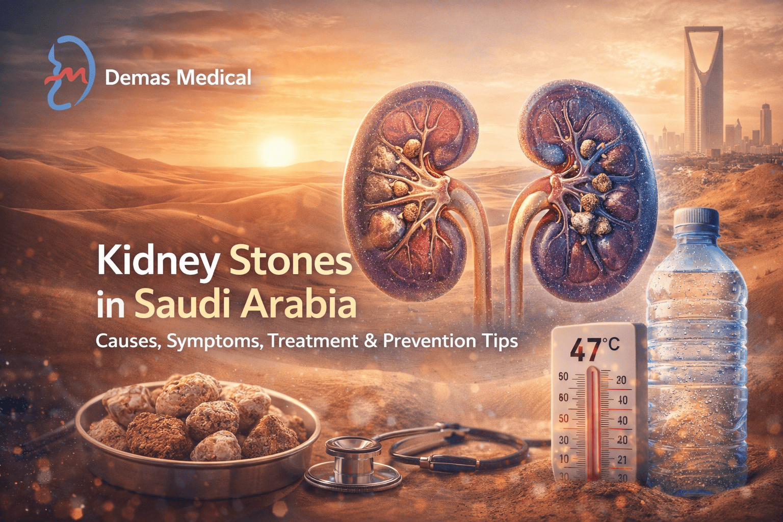 Kidney Stones in Saudi Arabia: Causes, Symptoms, Treatment & Prevention Tips
