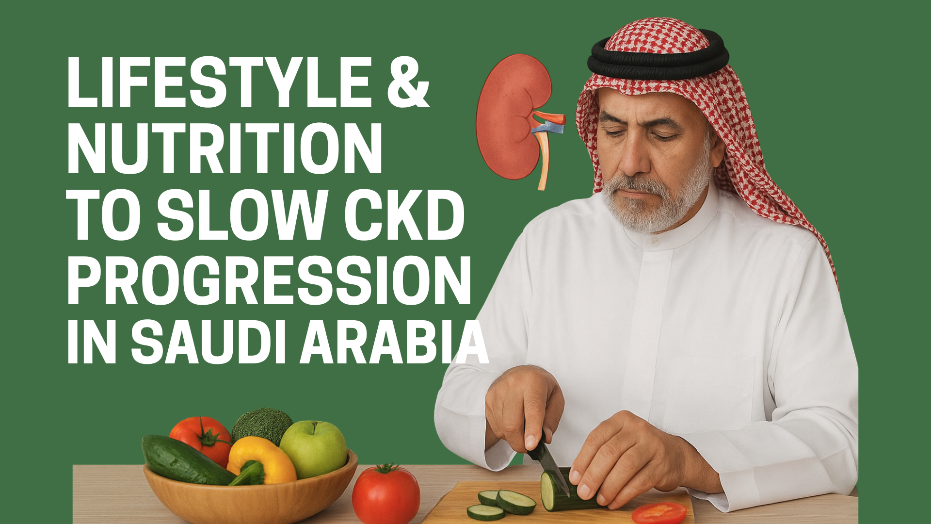 Lifestyle & Nutrition Strategies to Slow Chronic Kidney Disease Progression in Saudi Arabia